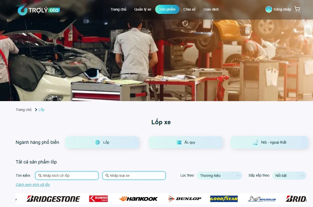 Kinh nghiệm Mua lốp ô tô chính hãng: Chọn chuẩn không hớ từ TROLYoto